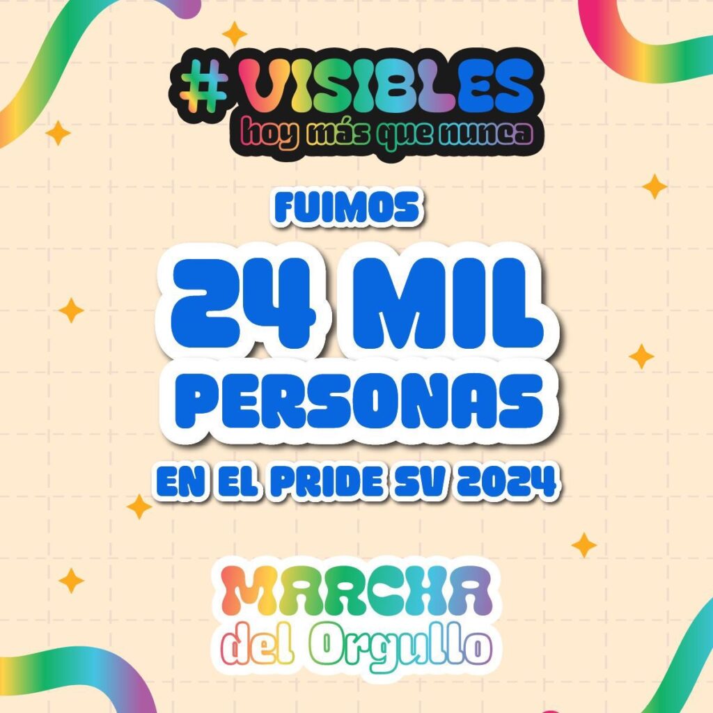 24 mil personas en Pride SV 2024